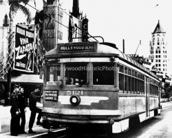 Hollywood Blvd. Trolley Car 1952